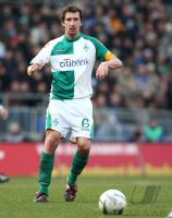 Fussball 1. Bundesliga: Bremen, BAUMANN Einzelakltion