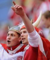 Fussball WM-Qualifikation:  DEN Fans