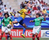 Fussball Frauen FIFA U 20  WM  2008   Mexiko - Brasilien