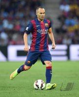 FUSSBALL International 2014/2015: Andres Iniesta (Barca)