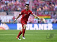 Fussball 1. Bundesliga  Saison 2015/2016: FC Bayern Muenchen - Borussia Moenchengladbach