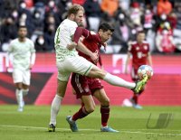 Fussball 1. Bundesliga Saison 21/22: FC Bayern Muenchen - SpVgg Greuther Fuerth