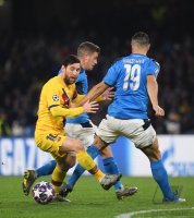 Fussball CHL 19/20 Achtelfinale: SSC Neapel - FC Barcelona