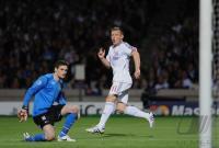 FUSSBALL  International CHL 09/10: Olympique lyon - FC Bayern  Muenchen