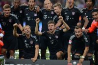 Fussball 1. Bundesliga, Supercup: FC Bayern Muenchen - Borussia Dortmund