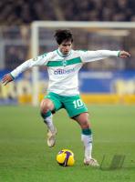 Fussball DFB Pokal  Achtelfinale 08/09   Borussia Dortmund - Werder Bremen