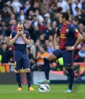 FUSSBALL Primera Division 2012/2013: Andres Iniesta (Barca)