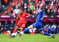 Fussball 1. Bundesliga Saison 19/20: FC Bayern Muenchen - TSG 1899 Hoffenheim