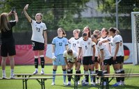Fussball International Euro 2025,
Mannschaftsfoto Deutsche Frauen Nationalmannschaft