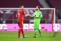 Fussball 1. Bundesliga Saison 20/21: FC Bayern Muenchen - TSG 1899 Hoffenheim