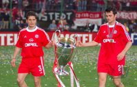 FUSSBALL CHAMPIONSLEAGUE FINALE 2000/2001:  JUBEL FC Bayern Muenchen