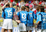 Fussball 1. Bundesliga: Nuernberg - Leverkusen, Jubel