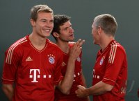 Fussball 1. Bundesliga 2012/2013:  Fototermin beim  FC Bayern Muenchen