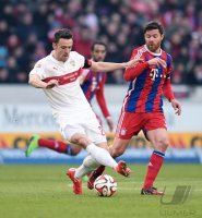 Fussball 1. Bundesliga Saison 14/15: VfB Stuttgart - FC Bayern Muenchen