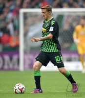 Fussball, 1. Bundesliga  Saison 2014/2015: SV Werder Bremen - Borussia Moenchengladbach