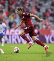 Fussball 1. Bundesliga Saison 21/22: FC Bayern Muenchen -  Hertha BSC Berlin