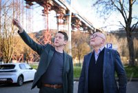 Buendnis 90 / Die Gruenen, Wahlkampf Landtagswahl Baden - Wuerttemberg, Verkehrsminister Winfried Hermann