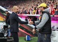 Fussball 1. Bundesliga Saison 14/15: FC Bayern Muenchen - Borussia Dortmund