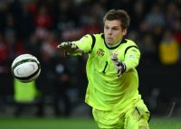 Fussball International WM Qualifikation 2014:  Torwart Rune Almenning Jarstein (Norwegen)