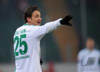 FUSSBALL, 1. BUNDESLIGA, 19. Spieltag: Wolfsburg, GENTNER