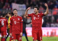 Fussball 1. Bundesliga Saison 18/19: FC Bayern Muenchen - VfB Stuttgart