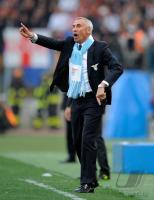FUSSBALL SERIE A: Trainer Edoardo&Ecirc;Reja (Lazio Rom)