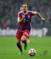 Fussball, 1. Bundesliga  Saison 2014/2015: SV Werder Bremen - FC Bayern Muenchen