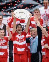 Fussball 1. Bundesliga  2007/2008  Meister FC Bayern Muenchen