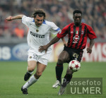 Fussball CHL AC Mailand  -  Inter Mailand