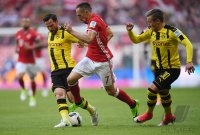 Fussball 1. Bundesliga Saison 2016/2017: FC Bayern Muenchen - Borussia Dortmund