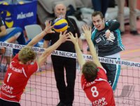 Volleyball 1. Bundesliga  Saison  14/15: TV Rottenburg  - SWD powervolleys Dueren