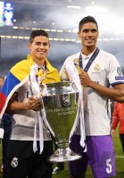 Fussball Champions League Finale 2017: JUBEL James Rodriguez (Real Madrid)