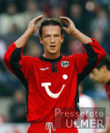Fussball 1. Bundesliga: Stuttgart - Hannover, enttaeuschter Bobic