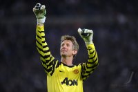 Fussball CHL  Saison 2010/2011:  Edwin van der Sar (Manchester United FC)