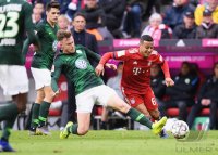 Fussball 1. Bundesliga Saison 18/19: FC Bayern Muenchen - VfL Wolfsburg