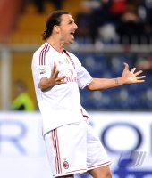FUSSBALL SERIE A:  Zlatan Ibrahimovic (AC Mailand)