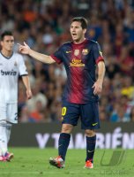 FUSSBALL Primera Division/Super Cup 2012:  Lionel Messi (Barca)