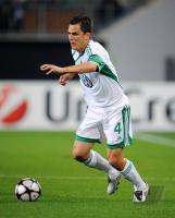 FUSSBALL CHAMPIONS LEAGUE:  VfL Wolfsburg, SCHAEFER Einzelaktion