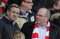 Fussball 1. Bundesliga  Saison 2010/2011: Praesident  Uli Hoeness (FC Bayern Muenchen)