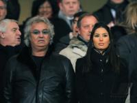 Fussball INTERNATIONAL  Flavio Briatore  mit Frau Elisabetta Gregoraci