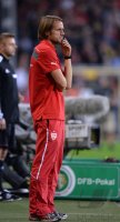 Fussball DFB Pokal 2. Runde 13/14: Trainer Thomas Schneider (VfB Stuttgart)