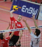 Volleyball  1. Bundesliga  09/10:  ENBW TV Rottenburg - RWE Volleys Bottrop