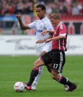Fussball 1. Bundesliga  Saison 2010/2011:1. FC Nuernberg - FC Schalke 04
