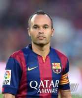 FUSSBALL International 2014/2015: Andres Iniesta (Barca)