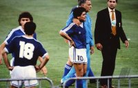 Fussball WM 1990 FINALE: Deutschland - Argentinien