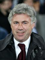 Fussball International UCL: Mailand, ANCELOTTI