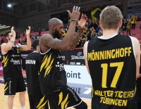 Basketball 1. Bundesliga 17/18 Hauptrunde: Walter Tigers Tuebingen - BG Goettingen