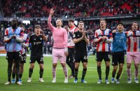 Fussball 1. Bundesliga  Saison  2025/2026  28. Spieltag SC Freiburg - FC Bayern Muenchen