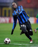 FUSSBALL  International CHL 09/10  : Mario Barwuah Balotelli (Inter)