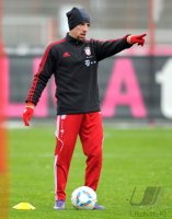 Fussball 1. Bundesliga: Training beim FC Bayern Muenchen